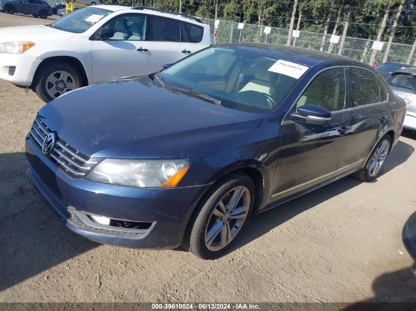 2014 Volkswagen Passat 2.0L Tdi Se VIN: 1VWBN7A39EC053441 Lot: 39610024