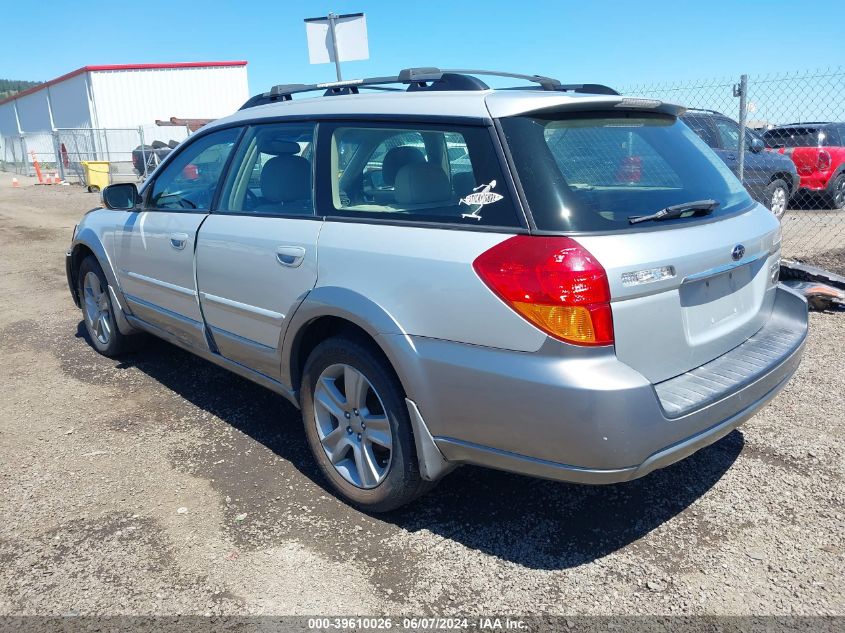 2005 Subaru Outback 3.0R L.l. Bean Edition VIN: 4S4BP86C954316853 Lot: 39610026