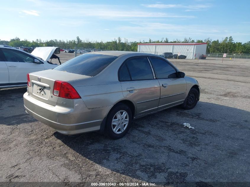 2005 Honda Civic Lx/Lx Se VIN: 2HGES16545H628673 Lot: 39610043