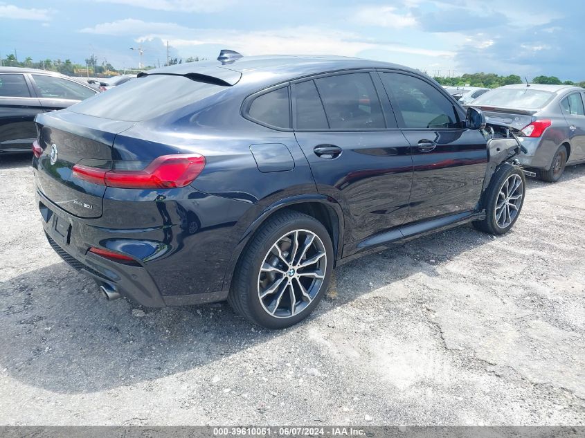 2020 BMW X4 xDrive30I VIN: 5UX2V1C09LLE67899 Lot: 39610051