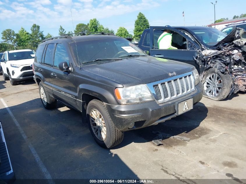 2004 Jeep Grand Cherokee Limited VIN: 1J8GW58N24C372284 Lot: 39610054