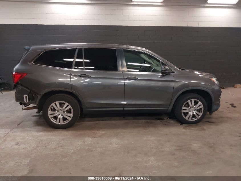 2016 Honda Pilot Lx VIN: 5FNYF6H11GB042870 Lot: 39610059