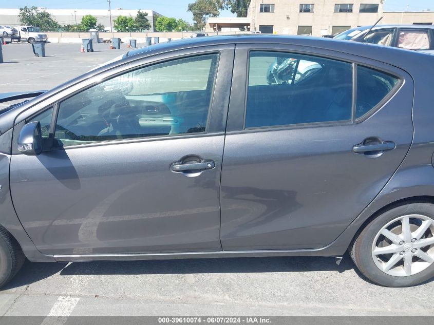 2012 Toyota Prius C Four VIN: JTDKDTB32C1031335 Lot: 39610074