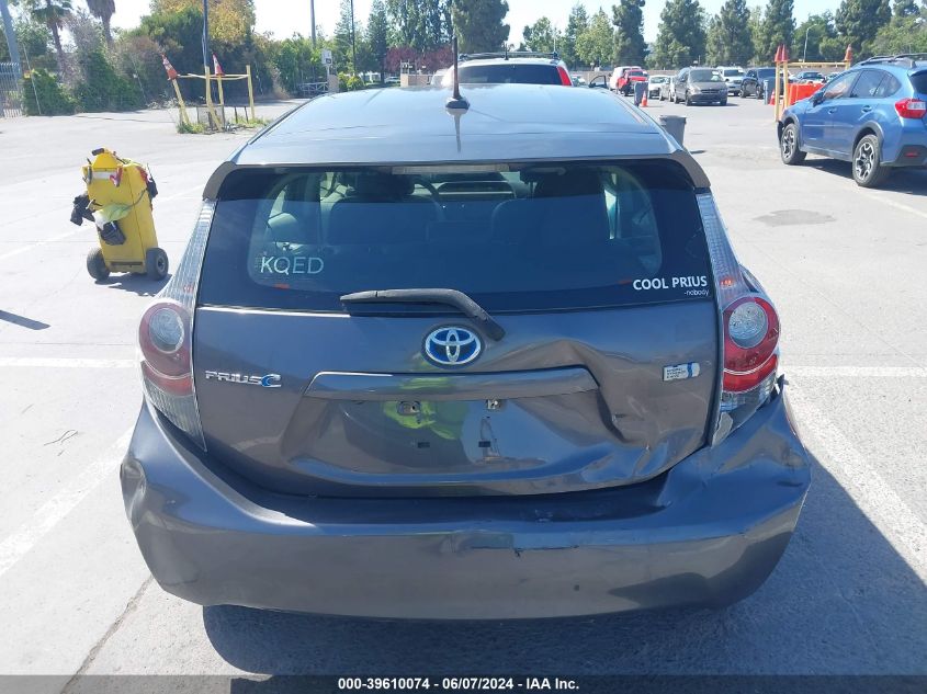 2012 Toyota Prius C Four VIN: JTDKDTB32C1031335 Lot: 39610074