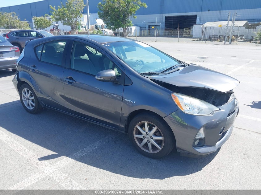 2012 Toyota Prius C Four VIN: JTDKDTB32C1031335 Lot: 39610074