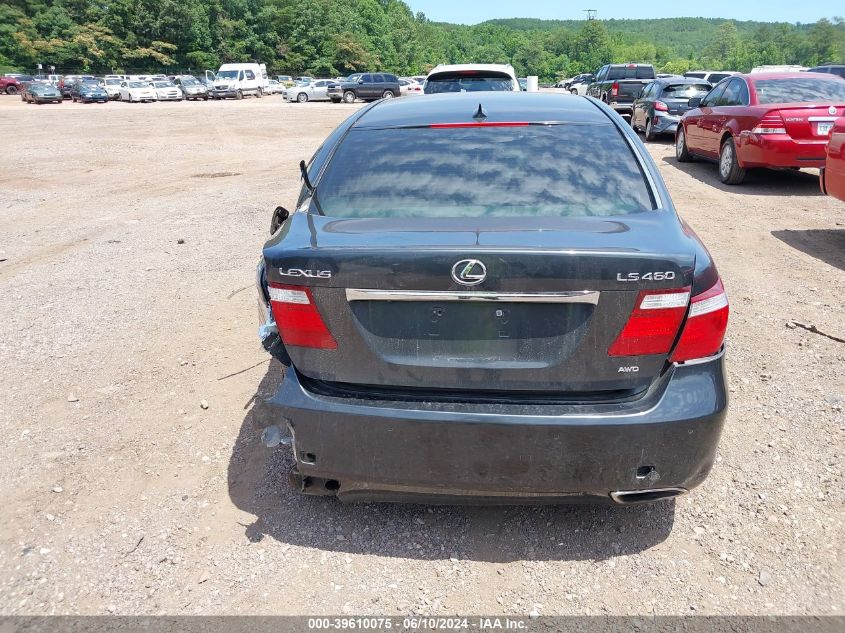 2009 Lexus Ls 460 VIN: JTHCL46F995002335 Lot: 39610075