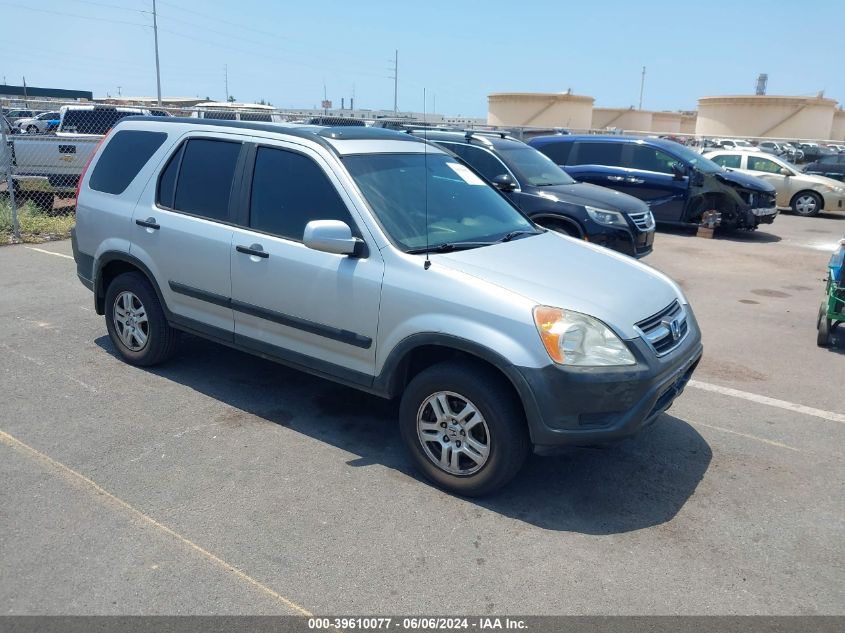 2002 Honda Cr-V Ex VIN: JHLRD78822C005042 Lot: 39610077