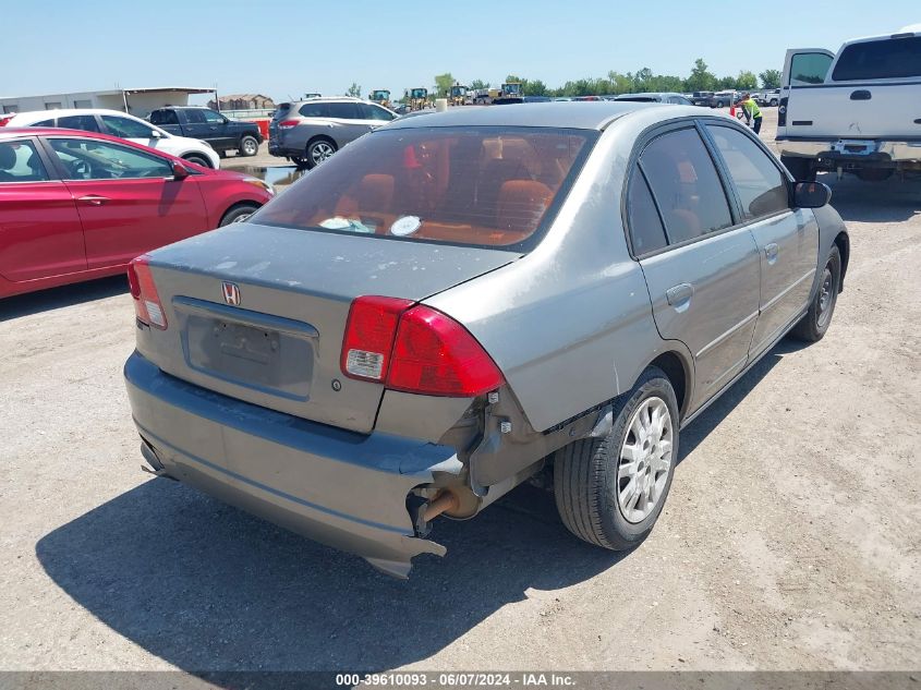 2004 Honda Civic Lx VIN: 2HGES16524H542647 Lot: 39610093