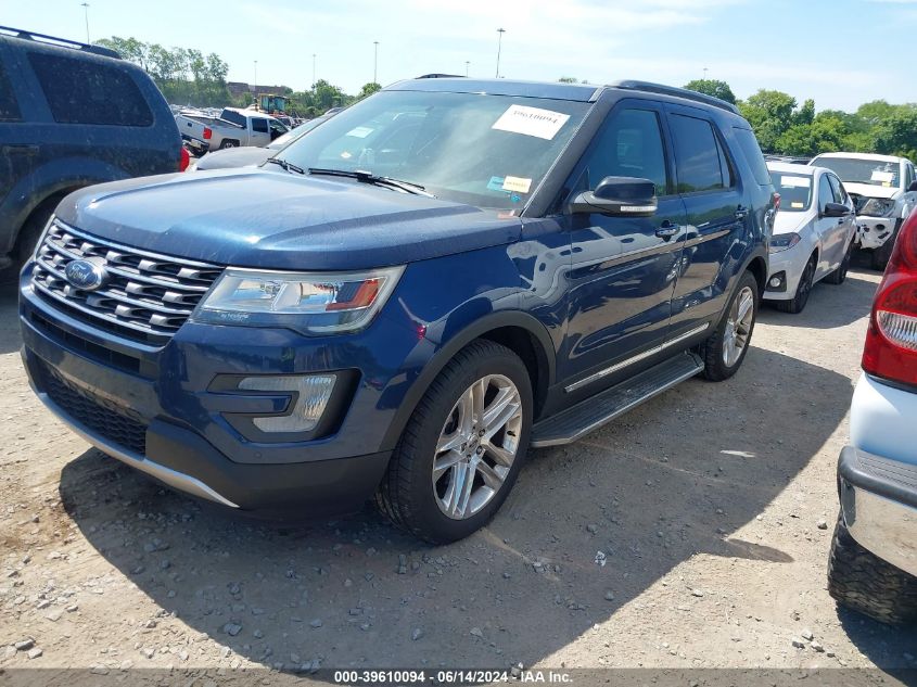 2016 Ford Explorer Xlt VIN: 1FM5K8D85GGC20178 Lot: 39610094