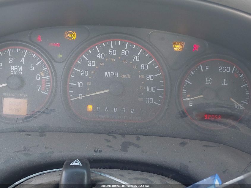 2001 Pontiac Montana 6-Passenger Seating VIN: 1GMDU23E61D321586 Lot: 39610124