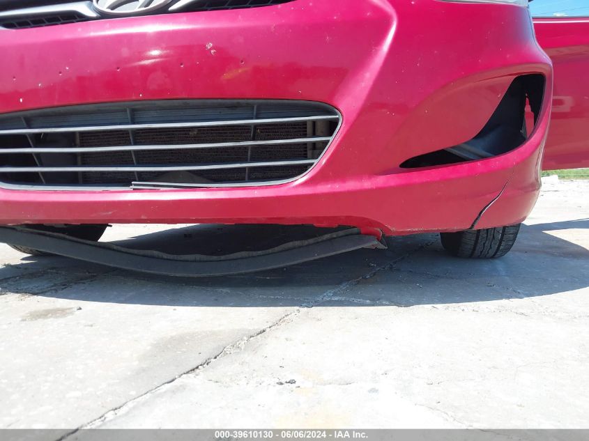 2012 Hyundai Accent Gls VIN: KMHCT4AE7CU153599 Lot: 39610130