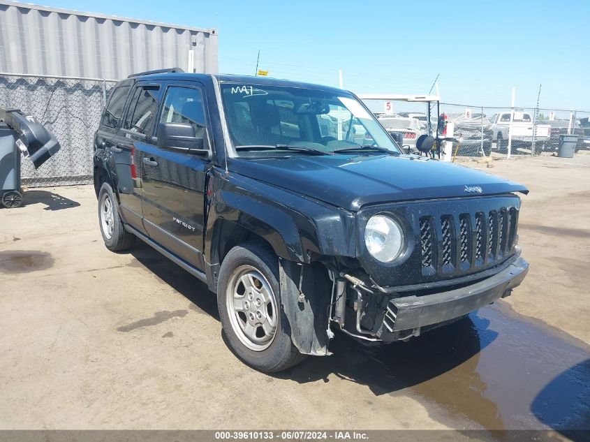 2016 Jeep Patriot Sport VIN: 1C4NJPBA9GD514143 Lot: 39610133