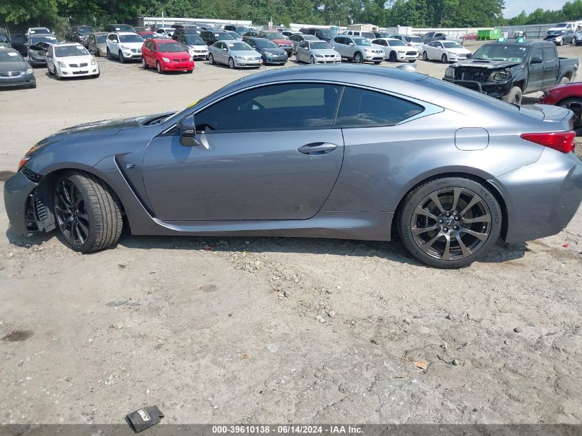 2015 Lexus Rc F VIN: JTHHP5BC0F5001419 Lot: 39610138