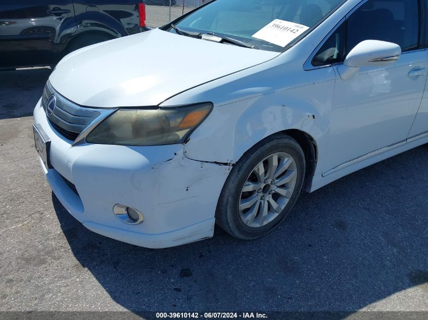 2010 Lexus Hs 250H VIN: JTHBB1BA7A2007465 Lot: 39610142