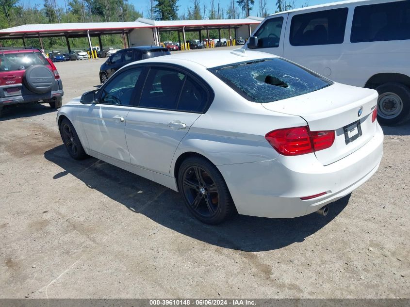 2013 BMW 320I VIN: WBA3B1C59DK128586 Lot: 39610148