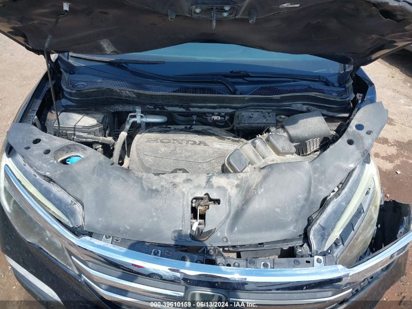 2016 Honda Pilot Ex-L VIN: 5FNYF6H6XGB011581 Lot: 39610159