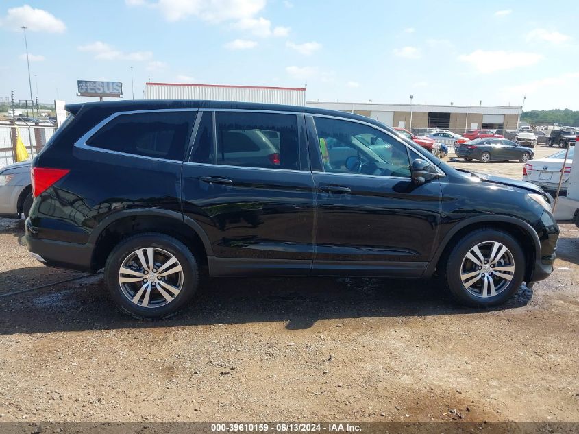 2016 Honda Pilot Ex-L VIN: 5FNYF6H6XGB011581 Lot: 39610159