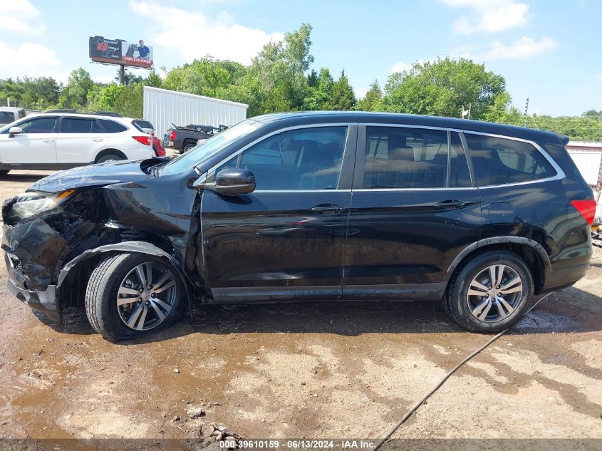 2016 Honda Pilot Ex-L VIN: 5FNYF6H6XGB011581 Lot: 39610159