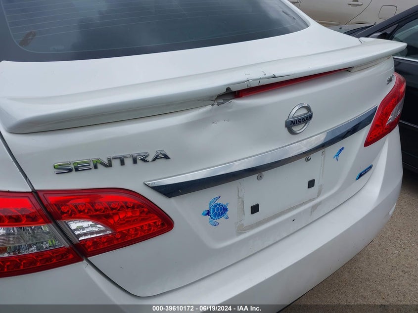 2013 Nissan Sentra Sv VIN: 3N1AB7AP6DL763056 Lot: 39610172