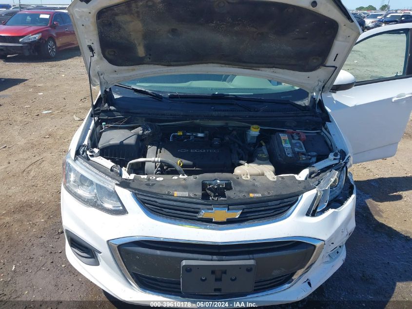 2017 Chevrolet Sonic Ls Auto VIN: 1G1JB5SH4H4148941 Lot: 39610178