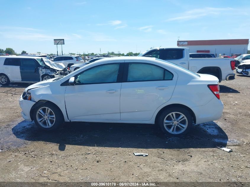 2017 Chevrolet Sonic Ls Auto VIN: 1G1JB5SH4H4148941 Lot: 39610178