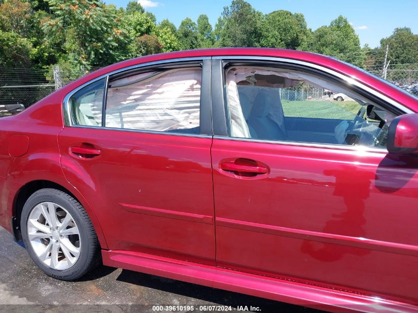 2013 Subaru Legacy 3.6R VIN: 4S3BMDA61D2018220 Lot: 39610195