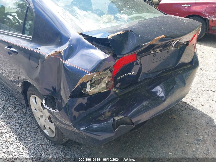 2009 Honda Civic Lx VIN: 2HGFA16529H533381 Lot: 39610199