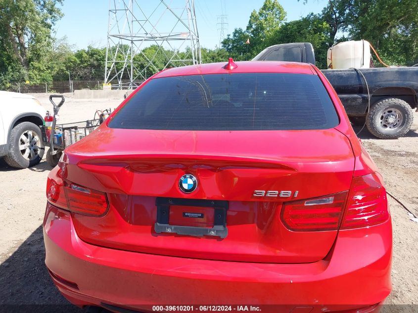 2012 BMW 328I VIN: WBA3A5C54CF340636 Lot: 39610201