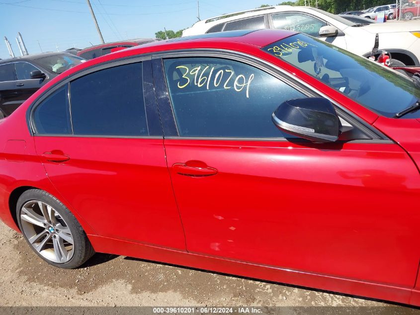 2012 BMW 328I VIN: WBA3A5C54CF340636 Lot: 39610201