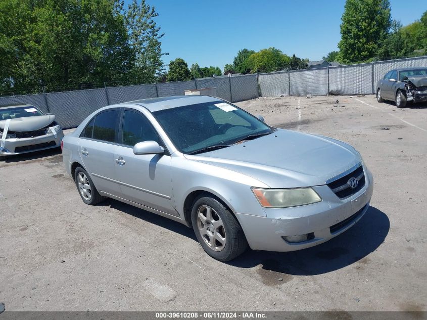 2007 Hyundai Sonata Limited/Se V6 VIN: 5NPEU46F47H187916 Lot: 39610208