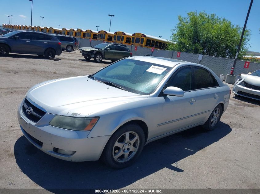 2007 Hyundai Sonata Limited/Se V6 VIN: 5NPEU46F47H187916 Lot: 39610208