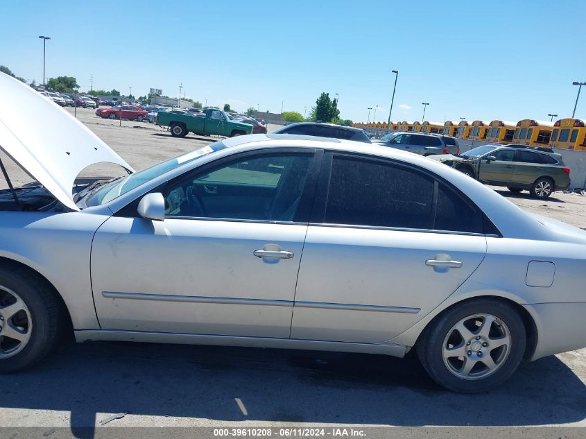 2007 Hyundai Sonata Limited/Se V6 VIN: 5NPEU46F47H187916 Lot: 39610208