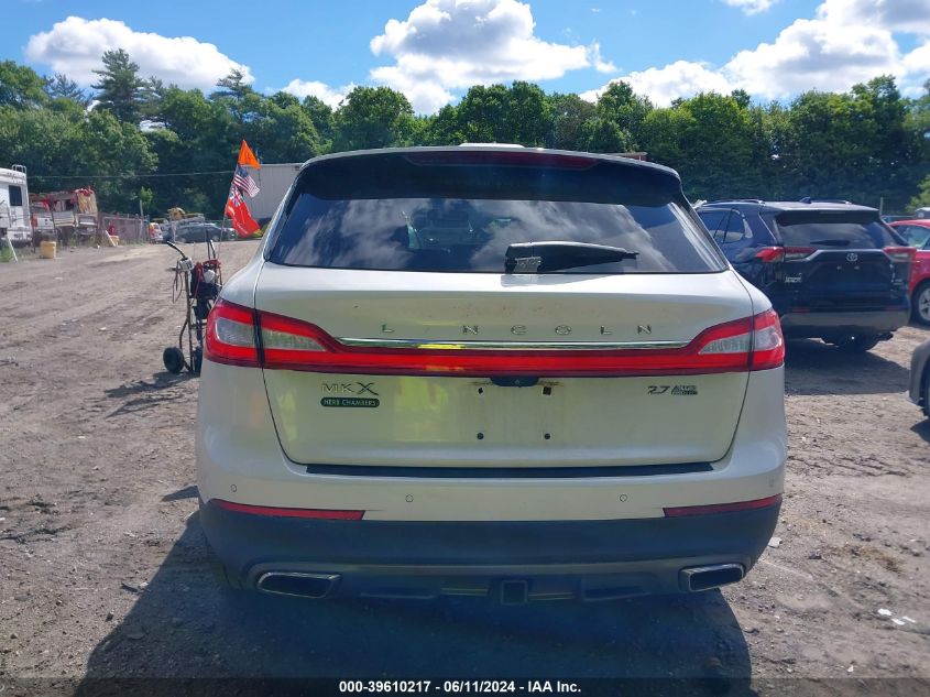 2016 Lincoln Mkx Reserve VIN: 2LMTJ8LP0GBL21000 Lot: 39610217