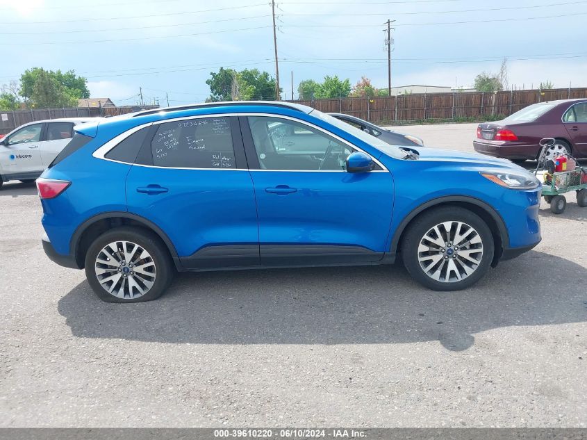 2021 Ford Escape Titanium VIN: 1FMCU9J91MUA70815 Lot: 39610220