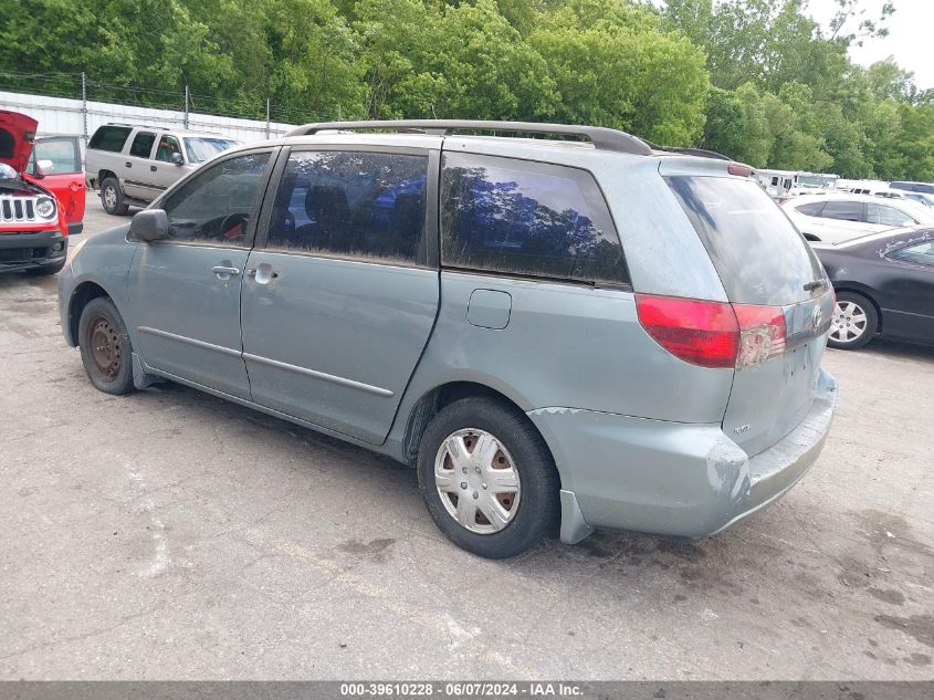 2005 Toyota Sienna Ce VIN: 5TDZA23C95S284450 Lot: 39610228