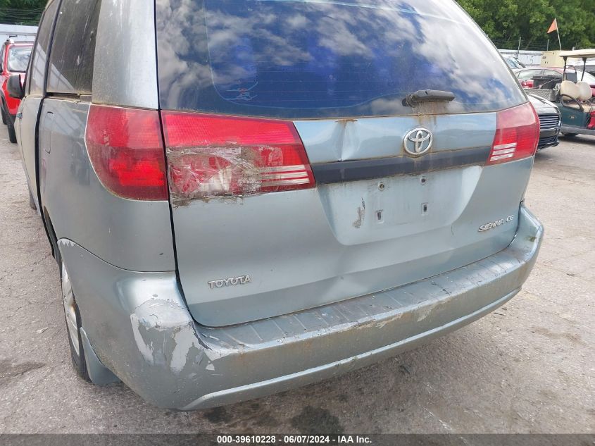 2005 Toyota Sienna Ce VIN: 5TDZA23C95S284450 Lot: 39610228