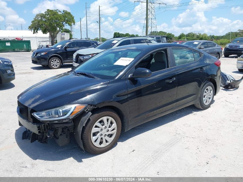 2017 Hyundai Elantra Se VIN: KMHD74LF7HU125873 Lot: 39610230