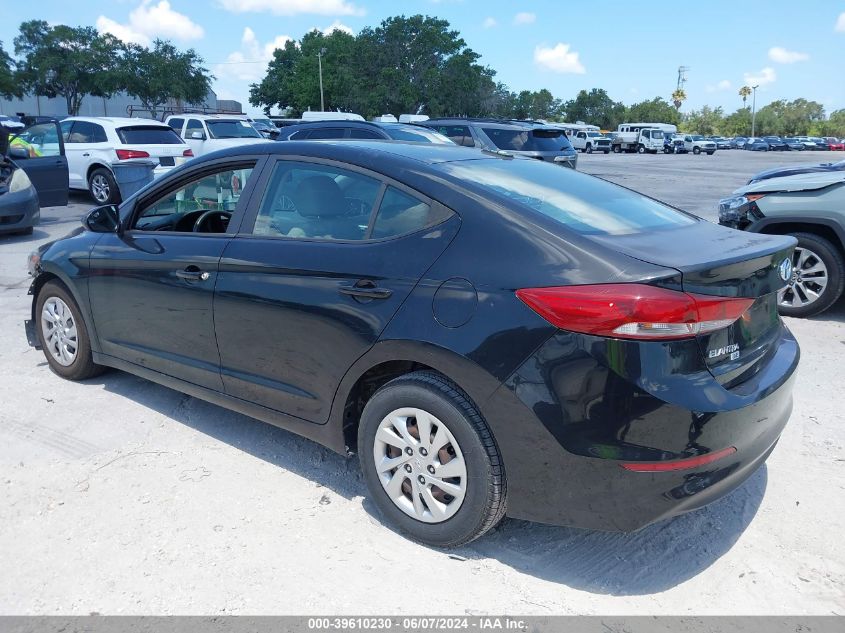 2017 Hyundai Elantra Se VIN: KMHD74LF7HU125873 Lot: 39610230