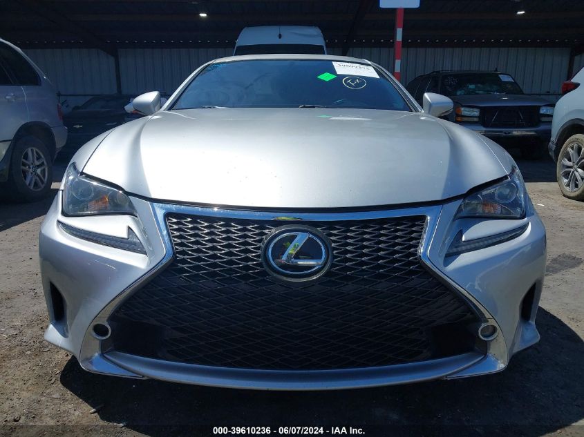 2015 Lexus Rc 350 VIN: JTHHE5BC6F5010647 Lot: 39610236