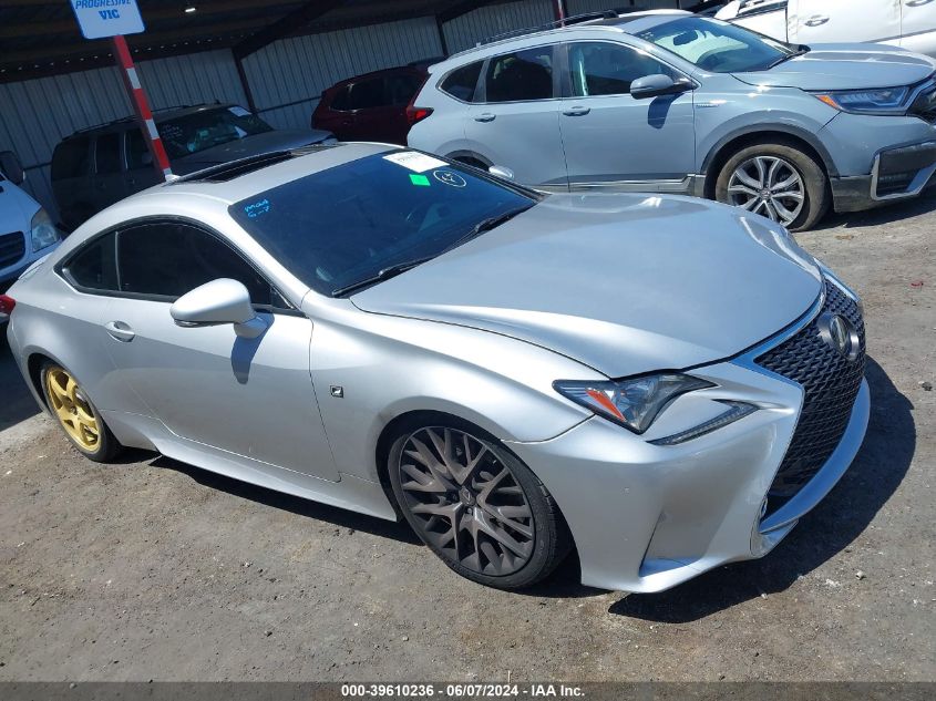 2015 Lexus Rc 350 VIN: JTHHE5BC6F5010647 Lot: 39610236