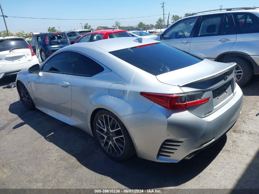 2015 Lexus Rc 350 VIN: JTHHE5BC6F5010647 Lot: 39610236