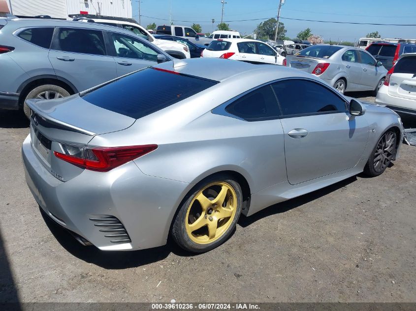 2015 Lexus Rc 350 VIN: JTHHE5BC6F5010647 Lot: 39610236