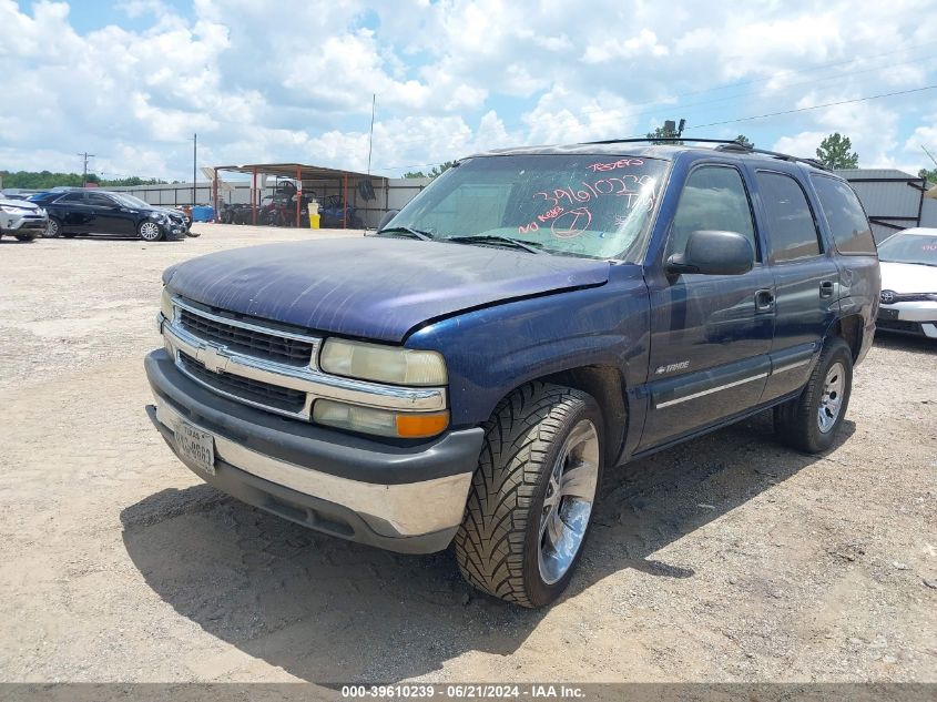 2001 Chevrolet Tahoe Ls VIN: 1GNEC13T71R178601 Lot: 39610239