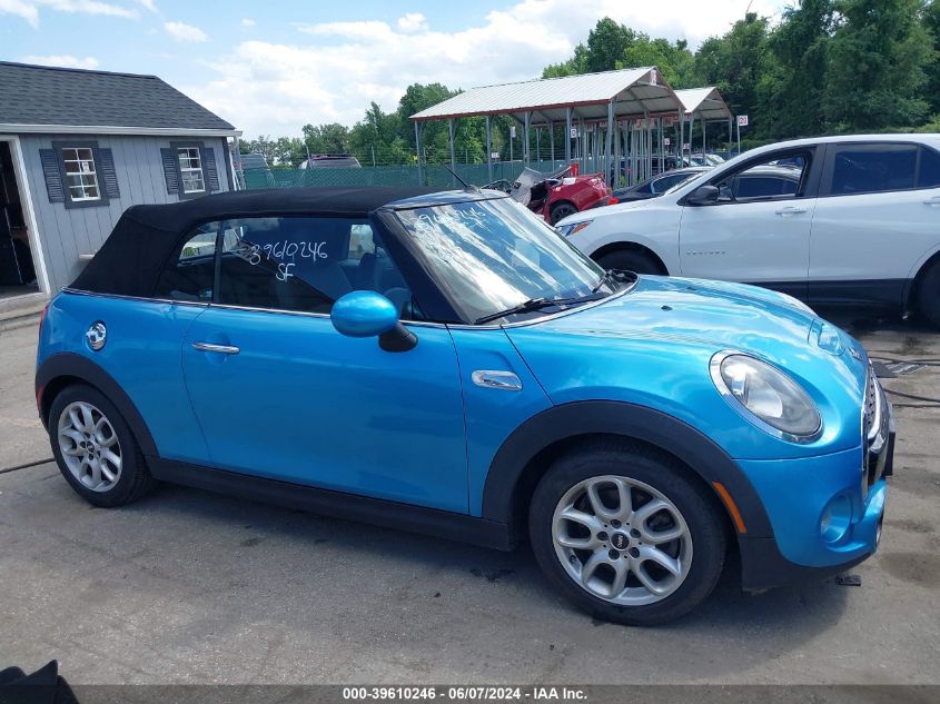 2017 Mini Convertible Cooper S VIN: WMWWG9C37H3C82292 Lot: 39610246