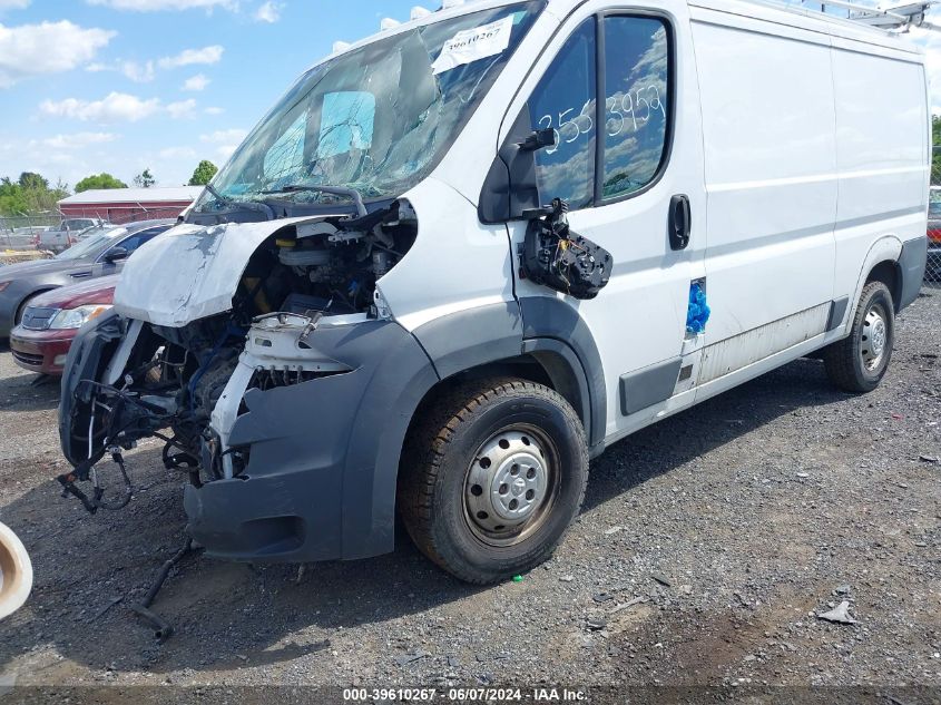 2016 Ram Promaster 1500 Low Roof VIN: 3C6TRVAG1GE130938 Lot: 39610267