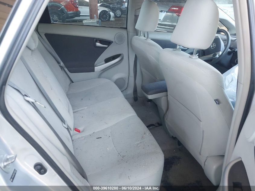 2011 Toyota Prius Three VIN: JTDKN3DU6B1380824 Lot: 39610280