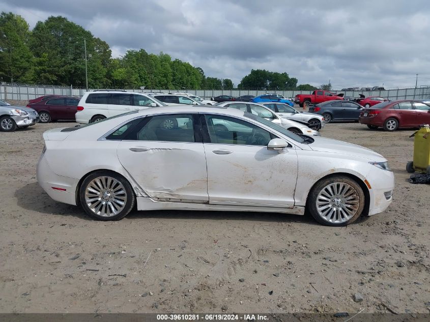 2013 Lincoln Mkz VIN: 3LN6L2GK6DR802185 Lot: 39610281