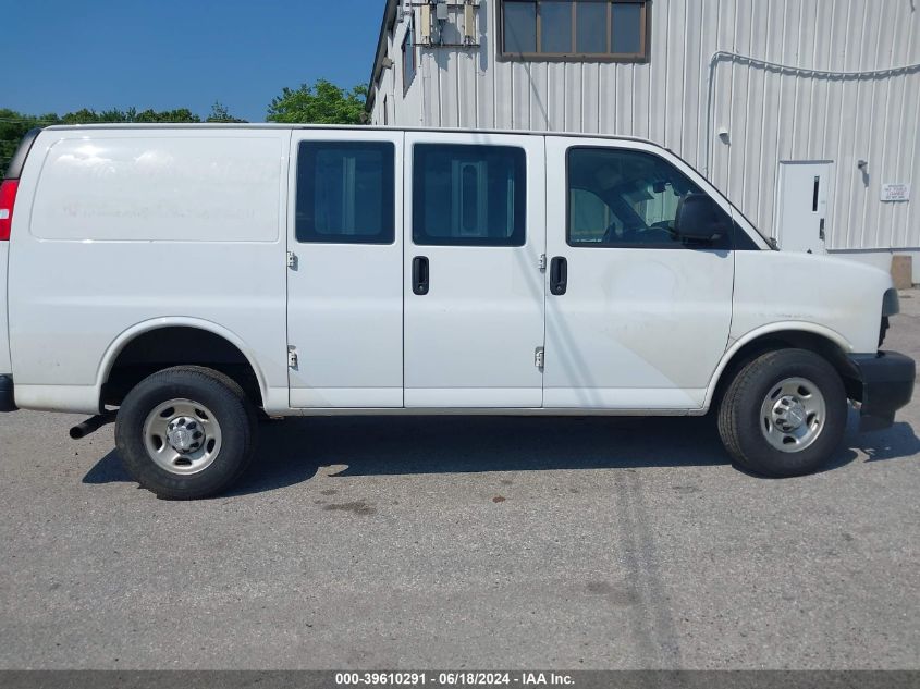 2019 Chevrolet Express 2500 Work Van VIN: 1GCWGAFP6K1170067 Lot: 39610291