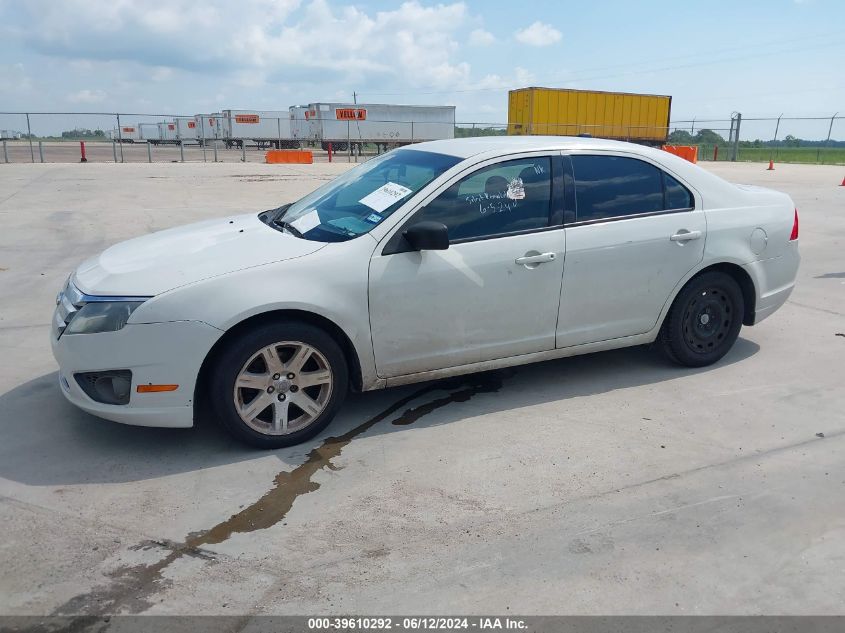 2012 Ford Fusion S VIN: 3FAHP0GA4CR335401 Lot: 39610292