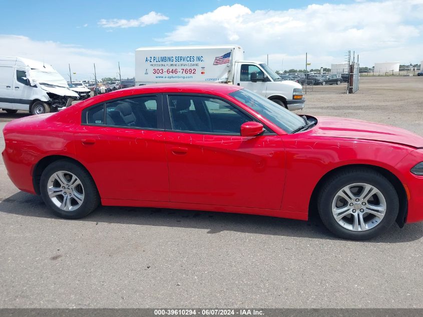 2022 Dodge Charger Sxt Rwd VIN: 2C3CDXBG1NH207802 Lot: 39610294